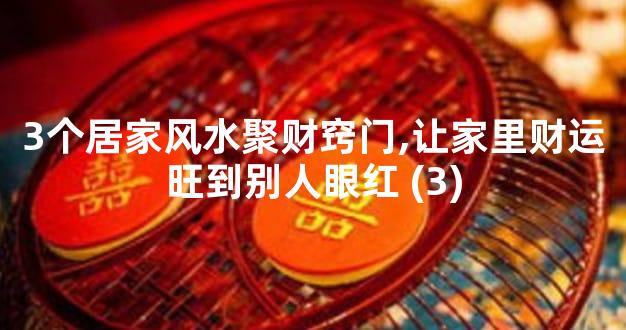 3个居家风水聚财窍门,让家里财运旺到别人眼红 (3)